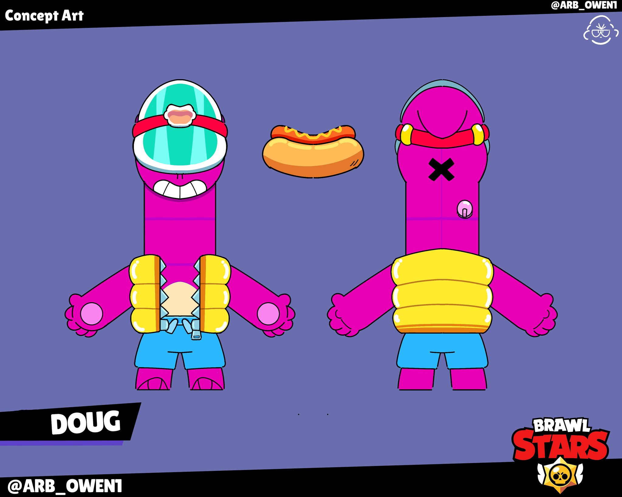 Doug, el nuevo brawler con resurrección de Brawl Stars